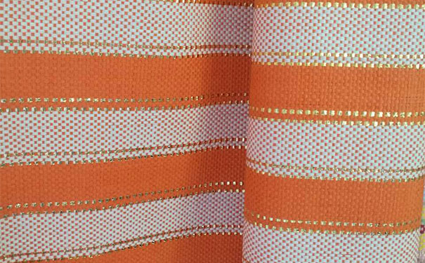 橘黄条纹纸布